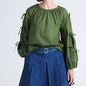 Free Assembly Long Tie Sleeve Top NWT